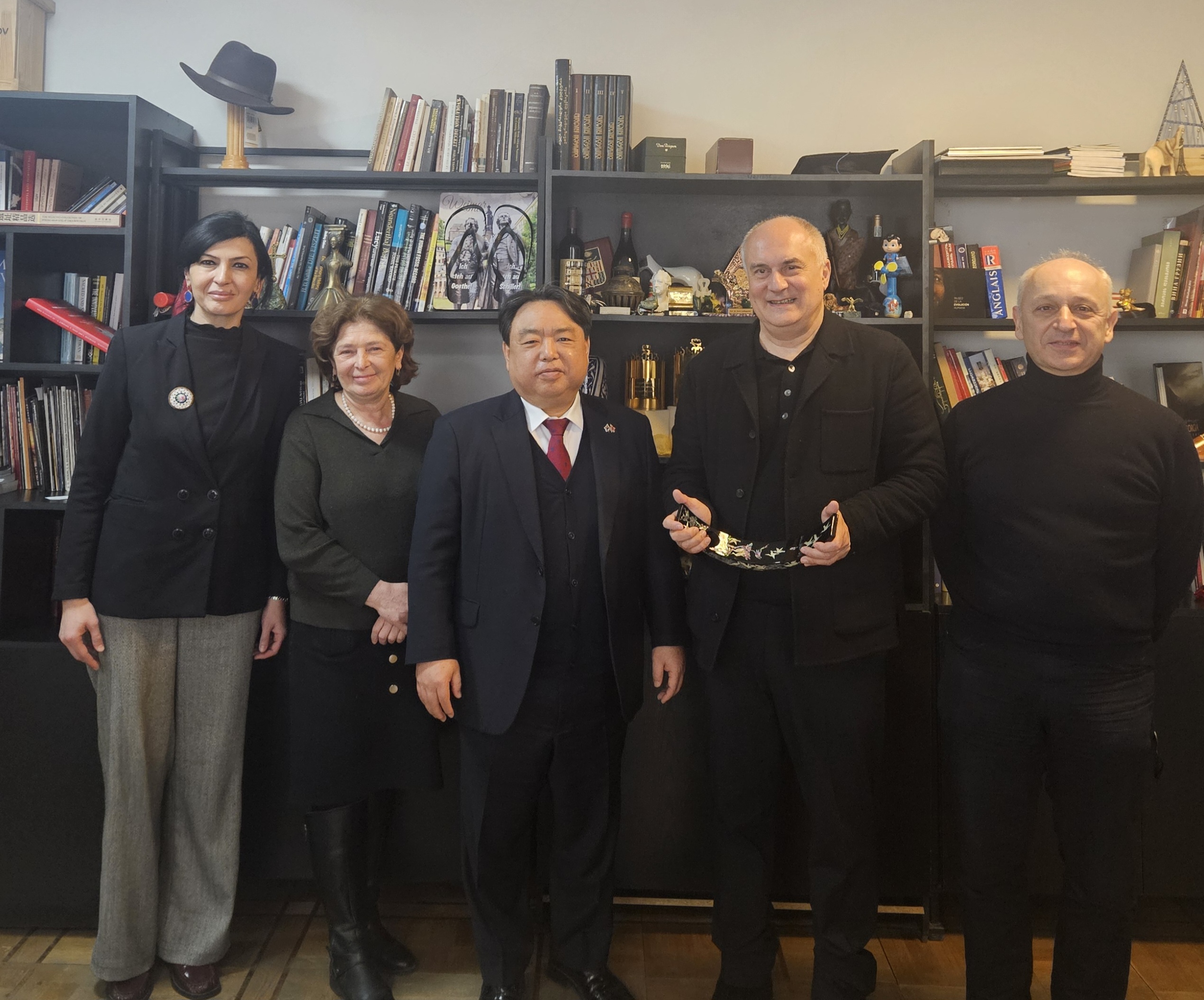 Meeting with the Director of Georgian National Museum (Feb. 11)