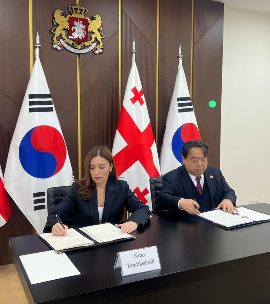 한-조지아 기후변화협력협정 서명식 개최(3.13)